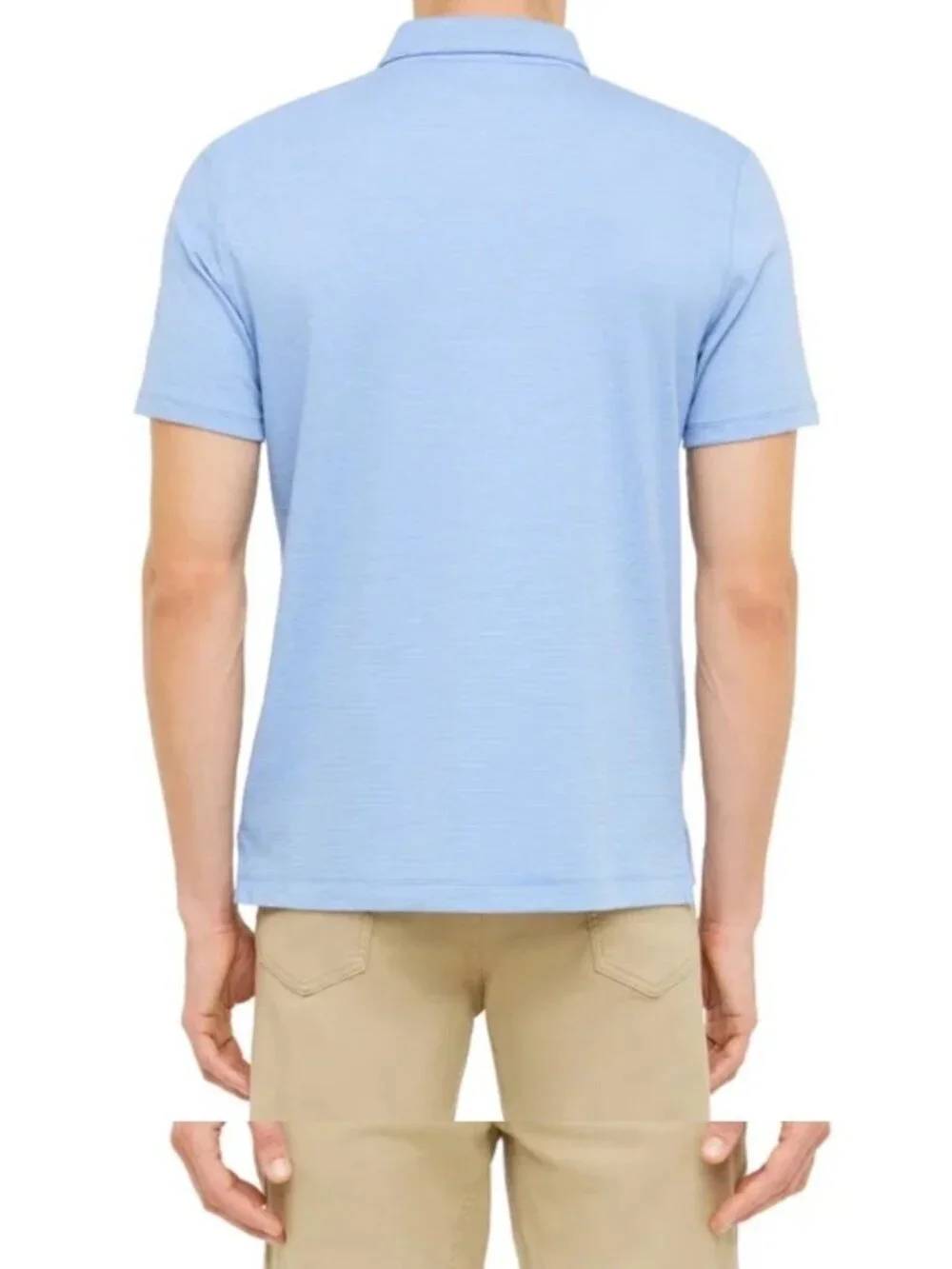Banana Republic Men's XL Blue Short Sleeve Polo Shirt 100% Cotton